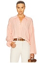 view 1 of 4 Addeline Oversized Polo in Peach