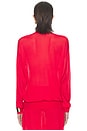 view 3 of 4 Madeira Turtleneck in Red