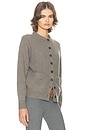 view 2 of 4 Denali Cardigan in Dark Marled Taupe