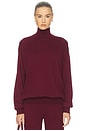 view 2 of 5 Madeira Oversized Turtleneck in Oxblood