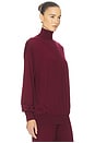 view 3 of 5 Madeira Oversized Turtleneck in Oxblood
