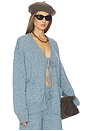 view 2 of 5 Paxton Fleck Cardigan in Denim Multi