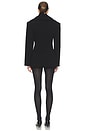 view 3 of 4 The Rampling Blazer in Thick Crepe in Black