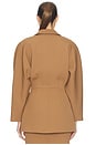 view 5 of 6 Vintage Dolman Blazer in Camel