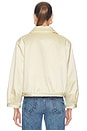 view 4 of 5 CHAQUETA SATEEN PUFF in Pale Yellow
