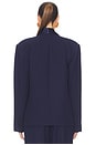 view 3 of 4 The Tux Blazer in Wool in Navy
