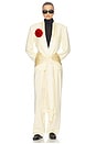 view 5 of 5 The Tux Blazer in Wool in Butter Yellow