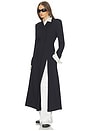 view 2 of 3 Wool Blend Asymmetrical Suiting Jacket With Slits in Black