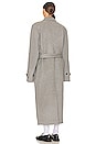 view 4 of 4 MANTEAU BOLD SHOULDER LONG in Grey