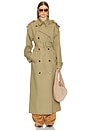 view 2 of 5 Classic Oversized Trench in Olive