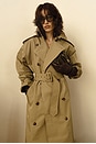 view 5 of 5 Classic Oversized Trench in Olive