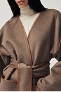 view 6 of 8 Wool Blend Blanket Coat in Coffee Melange
