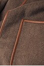 view 8 of 8 Wool Blend Blanket Coat in Coffee Melange