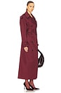 view 2 of 4 Classic Oversized Trench in Burgundy
