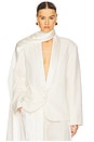 view 1 of 5 The Tux Blazer in Wool in Cream