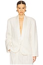 view 2 of 5 The Tux Blazer in Wool in Cream