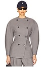 view 1 of 4 The Curvilinear Blazer in Charcoal