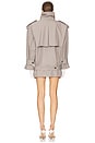 view 4 of 4 The Major Trench Jacket in Pebble