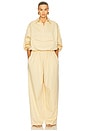 view 4 of 4 Cotton Twill Anorak in Pale Yellow