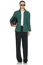 view 5 of 5 The Schoolhouse Jacket in Suede in Spruce