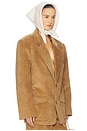 view 2 of 5 The Very Oversized Blazer in Corduroy in Caramel