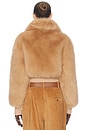 view 3 of 4 FAUX FOX BOMBER JACKET ジャケット in Bisque