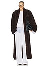 view 4 of 4 The Irina Faux Fur Coat in Java