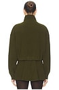view 3 of 4 Josefine Knit Oversized Bomber in Olive