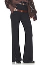 view 1 of 7 Wool Blend Double Loop Trousers in Black