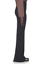 view 5 of 7 Wool Blend Double Loop Trousers in Black