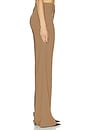 view 5 of 7 Wool Blend Double Loop Trousers in Toffee