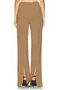 view 6 of 7 Wool Blend Double Loop Trousers in Toffee