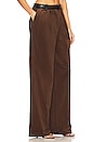 view 2 of 4 Corduroy Pleated Pant in Brown