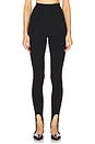 view 1 of 6 Hayleigh Stirrup Pant in Black