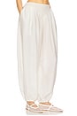 view 2 of 6 The Balloon Pants in Silk And Wool in Ivory