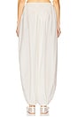 view 4 of 6 The Balloon Pants in Silk And Wool in Ivory