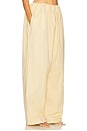 view 2 of 6 PANTALON COTTON TWILL PUFF PANT in Pale Yellow