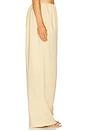 view 3 of 6 PANTALON COTTON TWILL PUFF PANT in Pale Yellow