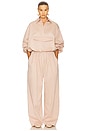 view 5 of 6 PANTALON COTTON TWILL PUFF PANT in Shell