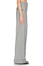 view 4 of 7 The Paperbag Trouser in Grey Melange