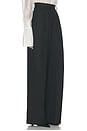view 2 of 6 The Double Pleat Trouser in Black