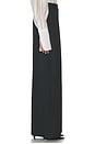 view 3 of 6 The Double Pleat Trouser in Black