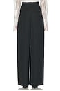 view 4 of 6 The Double Pleat Trouser in Black