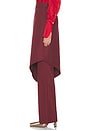 view 3 of 6 Trouser With Attached Skirt in Zinfandel