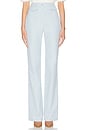 view 1 of 6 The Kick Flare Suit Pant in Pale Blue