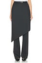 view 1 of 6 Trouser With Attached Skirt in Black