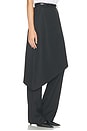view 2 of 6 Trouser With Attached Skirt in Black