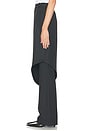 view 3 of 6 Trouser With Attached Skirt in Black