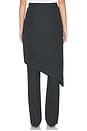 view 4 of 6 Trouser With Attached Skirt in Black
