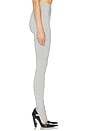 view 4 of 7 The Extra Long Jersey Legging in Heather Grey